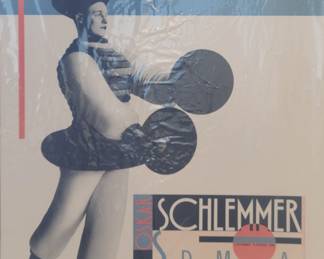 Oskar Schlemmer Bauhaus poster. 