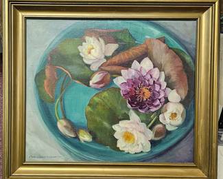 Nell Walker Warner 20" x 24" oil on canvas.