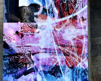 Abstract oil painting.