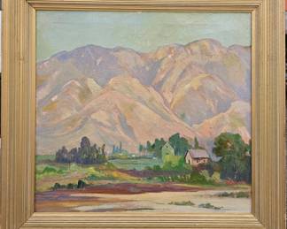 Lionel Edwards California plein aire painting.