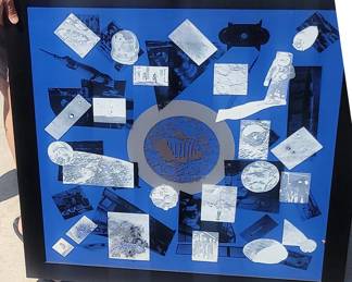 Lowell Nesbitt. Lithograph on lucite. Done for NASA.