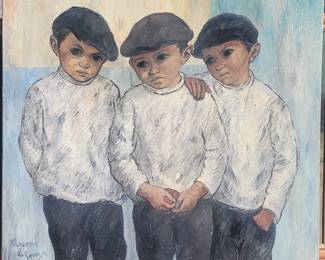 Pascal de Souza 30" x 36" oil on canvas.