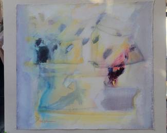 Wesley Johnson. Large oil on canvas.