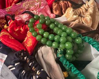 A lot of jade and jewelry from all over the world