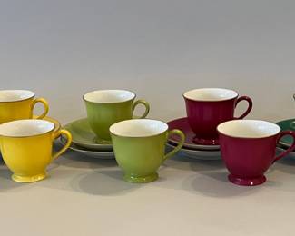 10 Demitasse Cups And Saucers, Noritake, Japan *MidCentury*