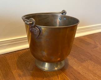 Copper Pot with Swing Handle