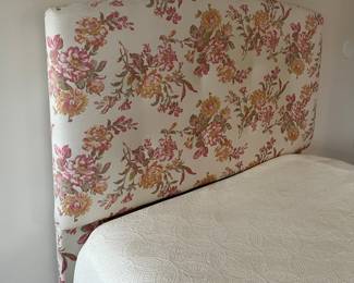 Custom upholstered Queen headboard