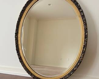 Vintage Oval Wall Mirror