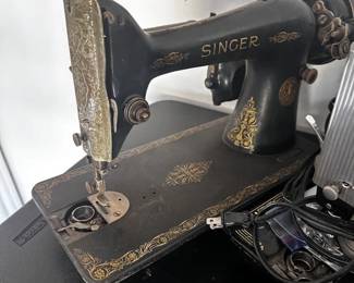 Antique singer sewing machine
