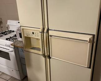 fridge and gas stove