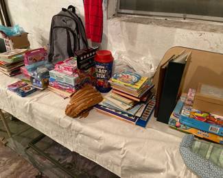 kids items, $2 each, dig away