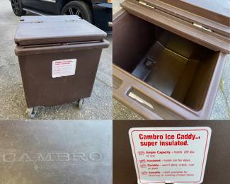 Cambridge 125 lb Capacity Ice Caddy 