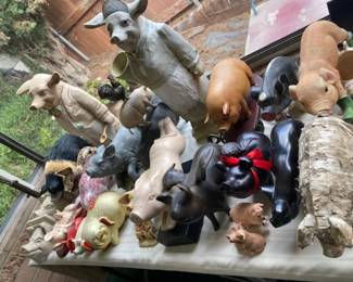 Lots of pig collection