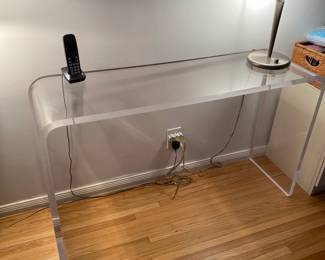 Heavy duty Lucite Sofa Table