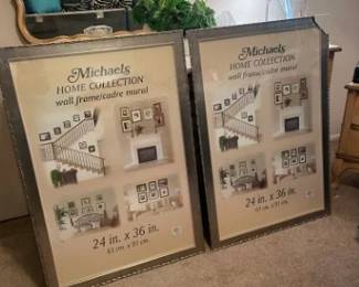 Large new picture frames (still in plastic) 24 x 36"