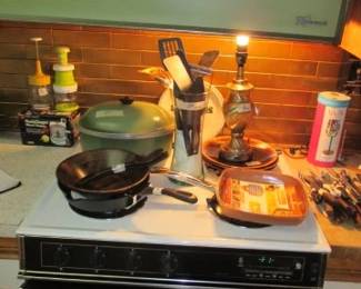 Kitchen misc.  Cast Iron Skillet.  