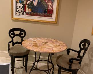 Marble top High end Bistro Set