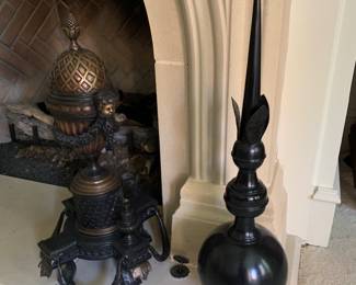 Large Decorative Urns & Finials