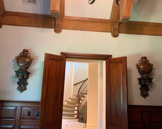 Pair Maitland Smith Urns