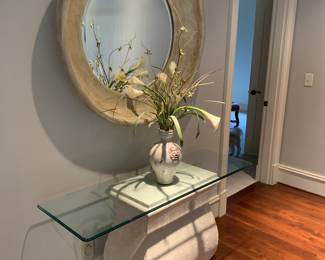 Stone / Glass top Console