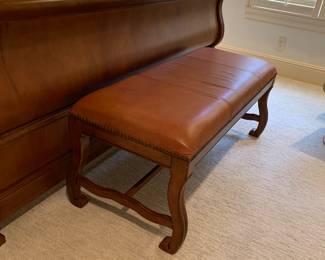Leather Bench