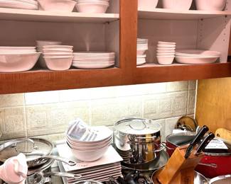 Lots of high end and every day kitchen