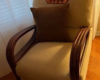 $190- OBO- CUSTOM UPHOLSTERED ARM CHAIR 