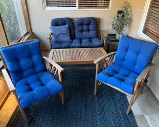 COMFY FOUR PIECE PATIO SET BY SAFAVIEH