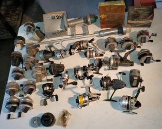 Zebco, Daiwa, Ryobi, Fenwick, Johnson, Garcia Ambassadeur ABU