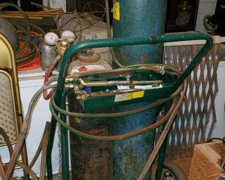 Welding Torch Cart, Tanks & Tools