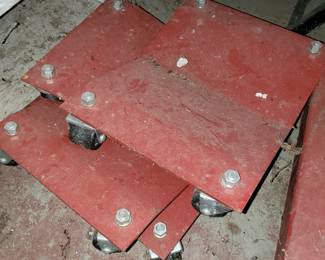 4 - 4 wheel vehicle dollies 