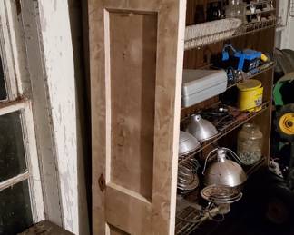 16 3/8 x 80 3 panel solid wood door