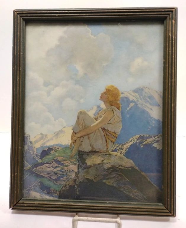 MAXFIELD PARRISH PRINT MORNING