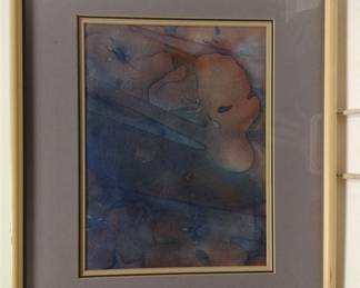 VAL PERSOON ABSTRACT WATERCOLOR