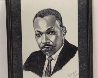 PORTRAIT PRINT OF MARTIN LUTHER KING