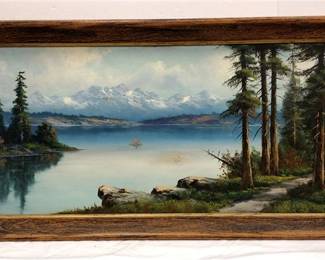 LANDSCAPE OIL ON PANEL
