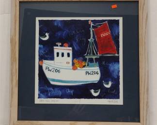 PORTHLEVEN HARBOR SERIES I PRINT