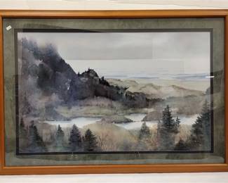 COASTAL LANDSCAPE PRINT