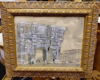 PRINT OF A PARIS PEACE ARCH