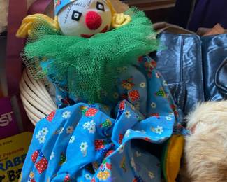 Fabric/Felt Clown Doll