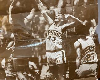 Skippers Sonics Basketball Poster