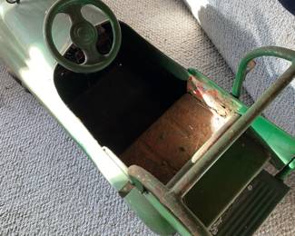 Circa 1950's Children's Green Pedal/Push Car