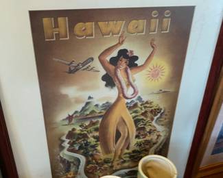 Framed Print of Hawaii United Airlines