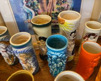 Assortment of Tiki Hula Girl Glasses