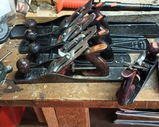 Assortment of Planers, Drill Bits