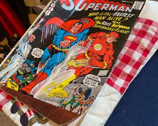 1967 Superman Silver Age DC Comics - 1st Superman vs Flash Race - #199