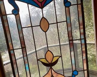 Tiffany Style Stained Glass Window