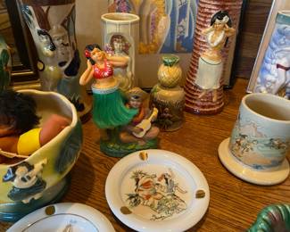 Assortment of Tiki Hula Girl Glasses