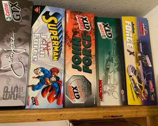 Elvis Presley 25TH Anniversary John Force Die Cast Car, 1999 Limited Edition Dale Earnhardt Jr Superman Car Bank Collectible, Castrol GTX John Force Die Cast Car, 2003 Castrol GTX John Force Ford Mustang Die Cast Car, 2002 Castrol GTX John Force Ford Mustang Die Cast Car