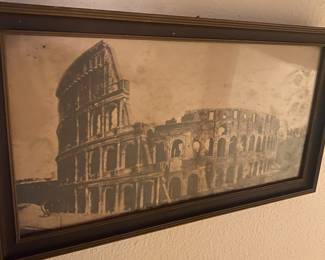 Framed Print of Roman Colosseum